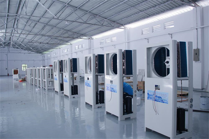 硅胶厂降温可以用工业省电空调吗